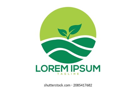 Unique food agriculture logo Modern and minimalist vector and abstract logo