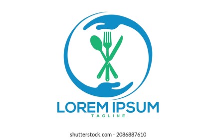 Unique food Restaurant logo Modern and minimalist vector and abstract logo