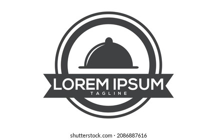 Unique food Restaurant logo Modern and minimalist vector and abstract logo