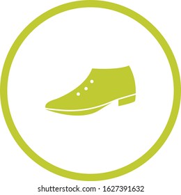 Unique Formal Shoes Vector Glyph Icon