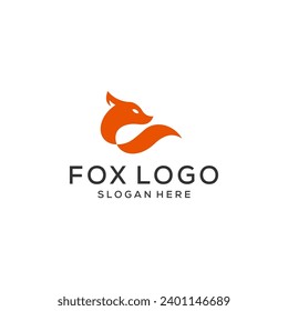 unique fox design, fox illustration, logo, vector 