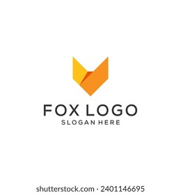 unique fox design, fox illustration, logo, vector 