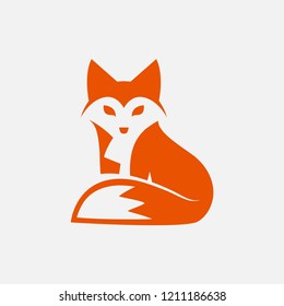 unique fox logo design