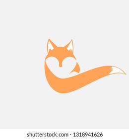 unique fox logo design