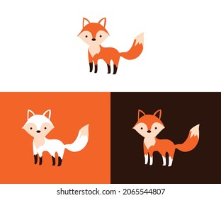 Unique Fox Logo Design Eps 