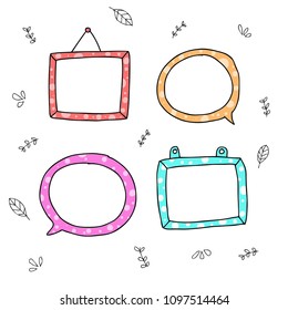 unique frame hand drawn