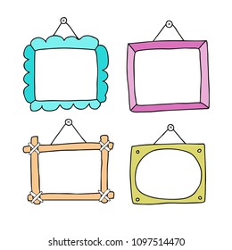 unique frame hand drawn