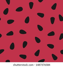 Unique and Fresh Watermelon Irregular Seamless Pattern. Unique and Trendy irregular seamless pattern background for your unique design.