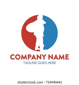 Unique, Friendly Santa Claus Logo, Mascot or Character