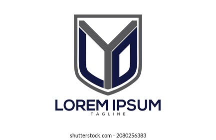 Unique front typography logo Modern and minimalist vector and abstract logo