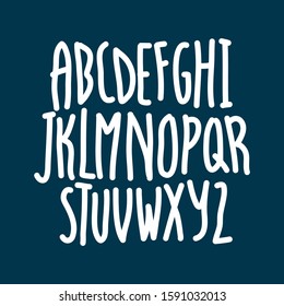 unique fun font set style. Isolated font set