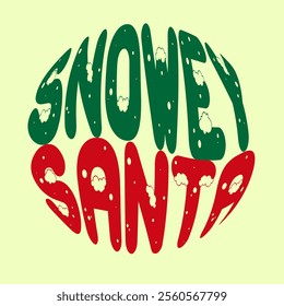 it is a unique funny typography for x mas