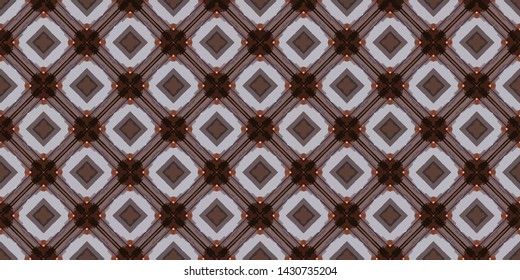 Unique geometric background swatch. Perfect for wrapping paper, wallpaper, textile and surface design. Creative Ethnic Style seamless pattern