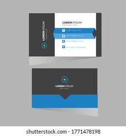 Unique geometric business card name card tag card visiting Card design with vector file