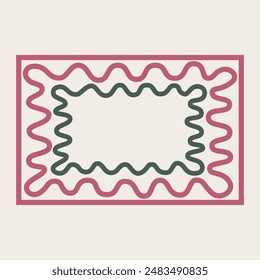 Unique geometric circular patterns, geometric lines and graphic designs. The design style of the abstract pattern is both modern and visually impactful, suitable for art design, graphic design, textil