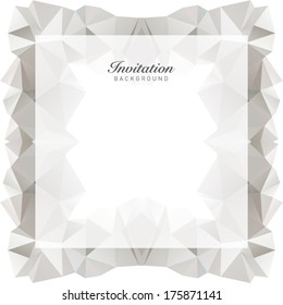 Unique Geometric Invitation Background