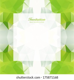 Unique Geometric Invitation Background