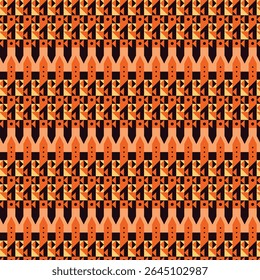 unique geometric pattern design, colourful background