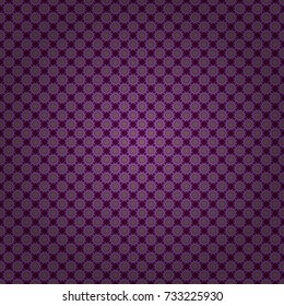 Unique geometric swatch. Perfect for site backdrop, wrapping paper, wallpaper, textile and surface design. Vector brown, blue and purple creative Ethnic Style mandalas seamless pattern.