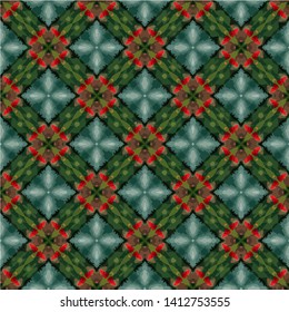 Unique geometric swatch. Perfect for wrapping paper, wallpaper, textile and surface design. Creative Ethnic Style seamless pattern