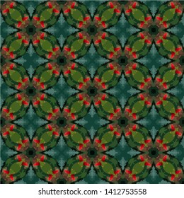 Unique geometric swatch. Perfect for wrapping paper, wallpaper, textile and surface design. Creative Ethnic Style seamless pattern