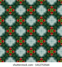 Unique geometric swatch. Perfect for wrapping paper, wallpaper, textile and surface design. Creative Ethnic Style seamless pattern