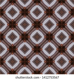Unique geometric swatch. Perfect for wrapping paper, wallpaper, textile and surface design. Creative Ethnic Style seamless pattern