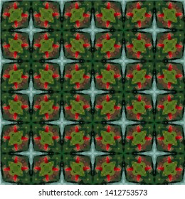 Unique geometric swatch. Perfect for wrapping paper, wallpaper, textile and surface design. Creative Ethnic Style seamless pattern