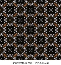 Unique geometric swatch. Perfect for wrapping paper, wallpaper, textile and surface design. Creative Ethnic Style seamless pattern