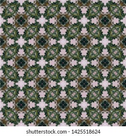 Unique geometric swatch. Perfect for wrapping paper, wallpaper, textile and surface design. Creative Ethnic Style seamless pattern