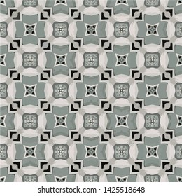 Unique geometric swatch. Perfect for wrapping paper, wallpaper, textile and surface design. Creative Ethnic Style seamless pattern