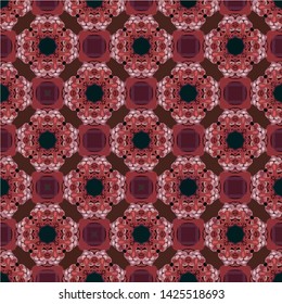 Unique geometric swatch. Perfect for wrapping paper, wallpaper, textile and surface design. Creative Ethnic Style seamless pattern