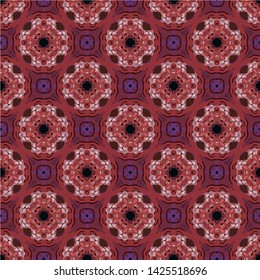 Unique geometric swatch. Perfect for wrapping paper, wallpaper, textile and surface design. Creative Ethnic Style seamless pattern