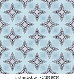 Unique geometric swatch. Perfect for wrapping paper, wallpaper, textile and surface design. Creative Ethnic Style seamless pattern
