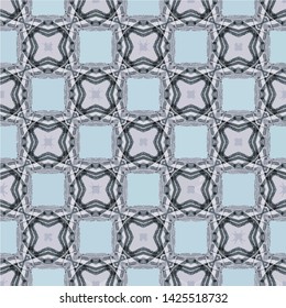 Unique geometric swatch. Perfect for wrapping paper, wallpaper, textile and surface design. Creative Ethnic Style seamless pattern