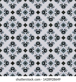 Unique geometric swatch. Perfect for wrapping paper, wallpaper, textile and surface design. Creative Ethnic Style seamless pattern