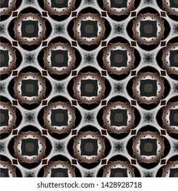 Unique geometric swatch. Perfect for wrapping paper, wallpaper, textile and surface design. Creative Ethnic Style seamless pattern