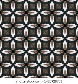 Unique geometric swatch. Perfect for wrapping paper, wallpaper, textile and surface design. Creative Ethnic Style seamless pattern