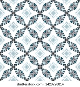 Unique geometric swatch. Perfect for wrapping paper, wallpaper, textile and surface design. Creative Ethnic Style seamless pattern