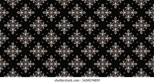 Unique geometric swatch. Perfect for wrapping paper, wallpaper, textile and surface design. Creative Ethnic Style seamless pattern
