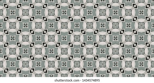 Unique geometric swatch. Perfect for wrapping paper, wallpaper, textile and surface design. Creative Ethnic Style seamless pattern