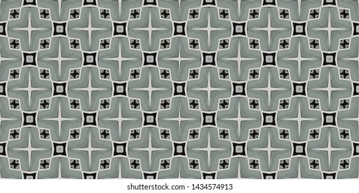 Unique geometric swatch. Perfect for wrapping paper, wallpaper, textile and surface design. Creative Ethnic Style seamless pattern