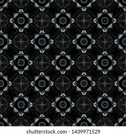 Unique geometric swatch. Perfect for wrapping paper, wallpaper, textile and surface design. Creative Ethnic Style seamless pattern