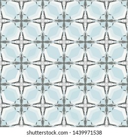 Unique geometric swatch. Perfect for wrapping paper, wallpaper, textile and surface design. Creative Ethnic Style seamless pattern