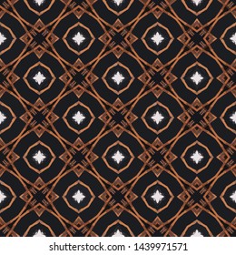 Unique geometric swatch. Perfect for wrapping paper, wallpaper, textile and surface design. Creative Ethnic Style seamless pattern