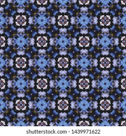 Unique geometric swatch. Perfect for wrapping paper, wallpaper, textile and surface design. Creative Ethnic Style seamless pattern