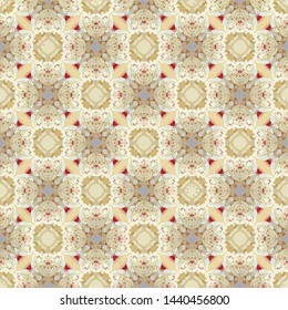 Unique geometric swatch. Perfect for wrapping paper, wallpaper, textile and surface design. Creative Ethnic Style pattern