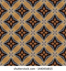 Unique geometric swatch. Perfect for wrapping paper, wallpaper, textile and surface design. Creative Ethnic Style pattern