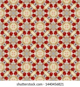 Unique geometric swatch. Perfect for wrapping paper, wallpaper, textile and surface design. Creative Ethnic Style pattern