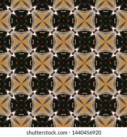 Unique geometric swatch. Perfect for wrapping paper, wallpaper, textile and surface design. Creative Ethnic Style pattern